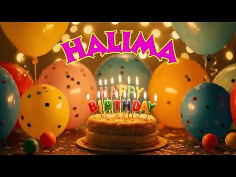 Halima Happy Birthday Song | Happy Birthday To You Halima Song