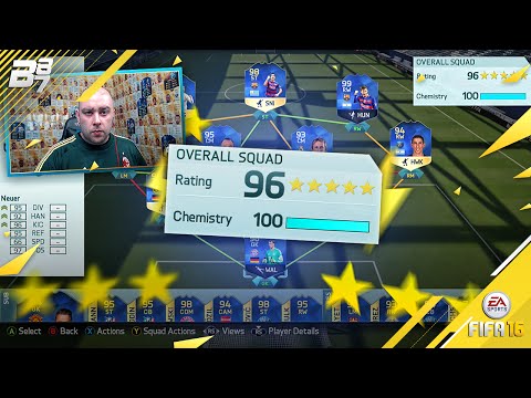 HIGHEST RATED FUT DRAFT SQUAD BUILDER! 196! | FIFA 16