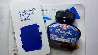 Inky Minutes: Octopus Fluids Barock 'Kobalt' Ink Review
