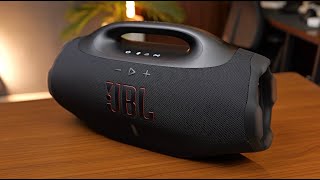 Video thumbnail for JBL Boombox 4 Honest Review : Louder & Smarter by Unbox With Adaora