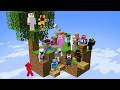 I Put 19 YouTubers On HARDCORE Skyblock