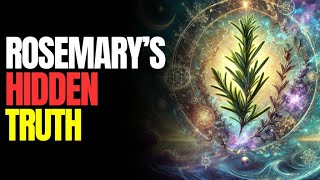ROSEMARY: The Hidden Spiritual Weapon for Awakening The SECRET No One Ever Told You! About