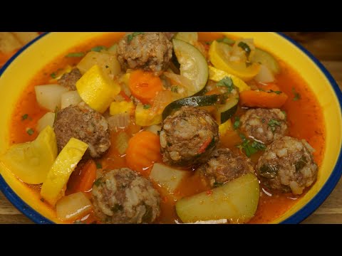 Caldo De Albóndigas | Mexican Meatball Soup
