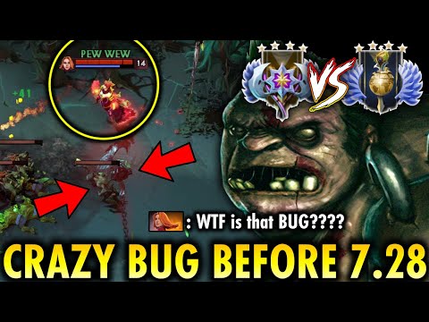 Most Crazy Bug Before 7.28!! 4K MMR Pudge Beat 5K MMR with Unbelievable BUG Hook | Genius Pudge