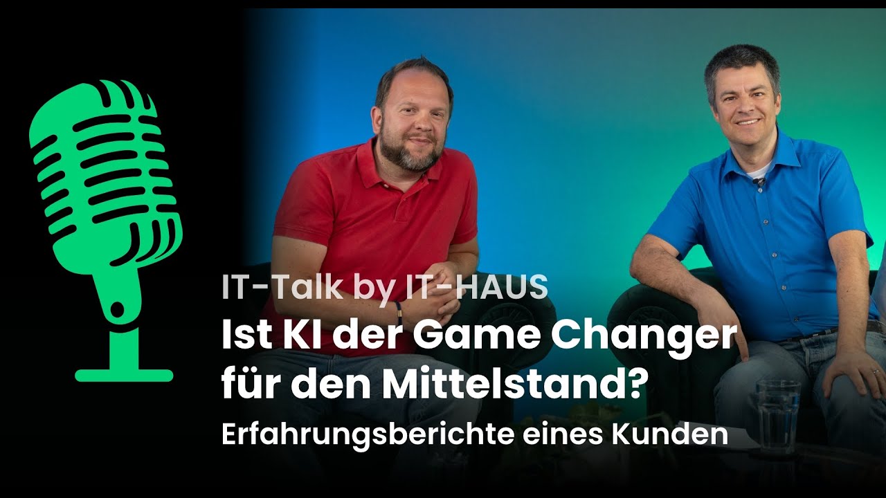 Ist KI der Game­chan­ger für den Mittelstand? Erfahrungsbericht eines Kunden. - IT-HAUS GmbH