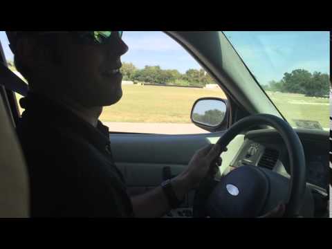 A professional reverse 180 degree turn