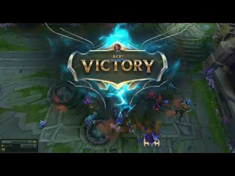 Last Second Game Ending Pentakill with Draven