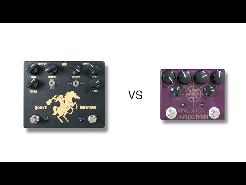 Ceriatone Horse Breaker vs Analogman King of Tone