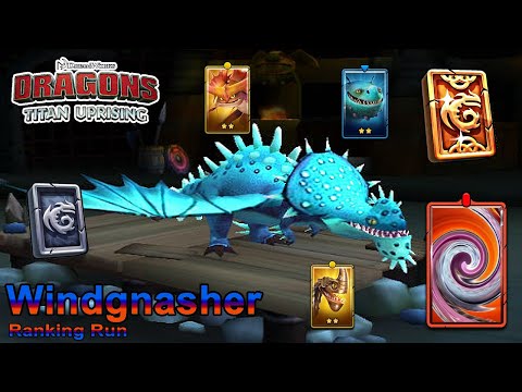 Dragons: Titan Uprising / Windgnasher Ranking Run / Full Battle / BP 8600+ / (HTTYD)