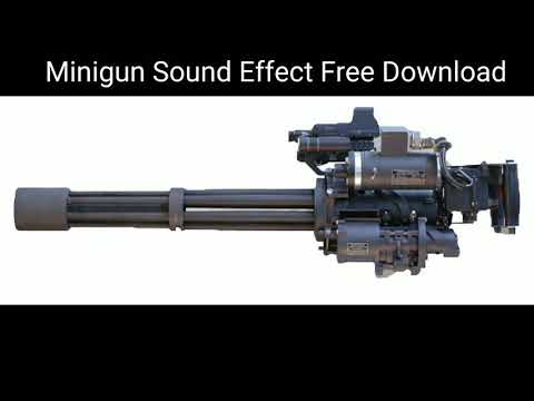 Minigun Sound Effect w/ Bullets Falling Free Download