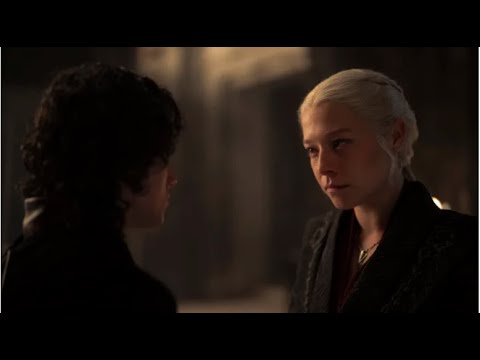 Jace angry on Rhaenyra for putting his legitimacy to question Confronts about Harwin Strong #hotd