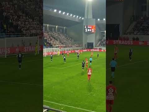 Europa League Backa Topola gg. SC Freiburg (28.10.2023) /  Fangesänge der Freiburger + Elfer Grifo