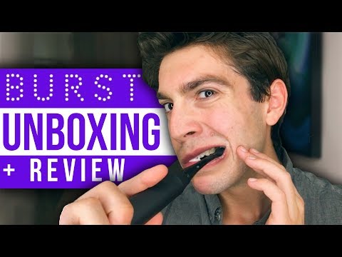 BURST Sonic Toothbrush UNBOXING + Review | david prater Video