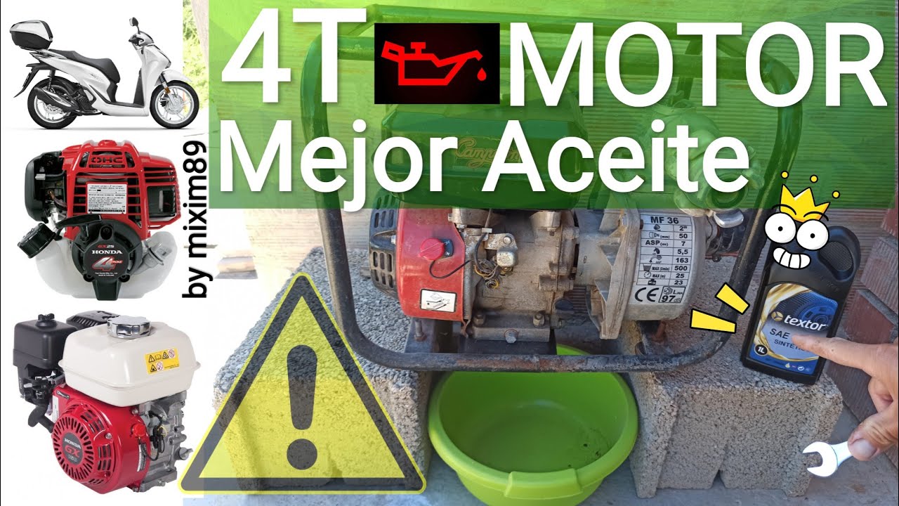 ⚙️⚠️El Mejor Aceite para Motores de 4 Tiempos y cambio rápido aceite de motor⛽ by mixim89