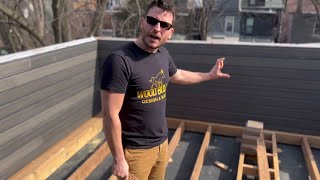 Framing a Rooftop Deck With Wood