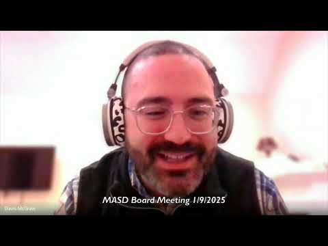 MASD School Board Meeting  1-9-2025