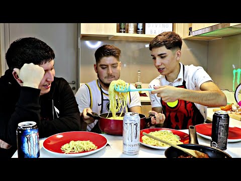 TALLARINES PEGADOS CON JAIRO VERA Y BAYRITON 🍝😅 | EL DIVINO BAJÓN 🍽🔥