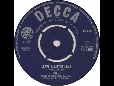 UK New Entry 1965 (157) Lulu - Leave A Little Love