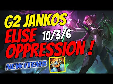G2 Jankos Plays ELISE Jungle vs Karthus - Challenger Gameplay New Items Season 11 Hextech Rocketbelt