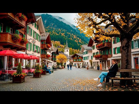 Germany's most beautiful Village - Relaxing Autumn walk in the German alps | Paradise on Earth