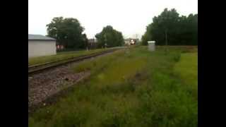 preview picture of video 'CSX Q614-25 with rare power by S. Marshville pt. 1'