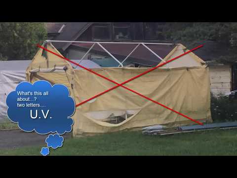 Portable Shelters  - Make them last 10 years!