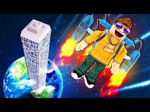 Hop ud fra VERDENES HØJESTE *SKYSKRABER* i Roblox 🤩