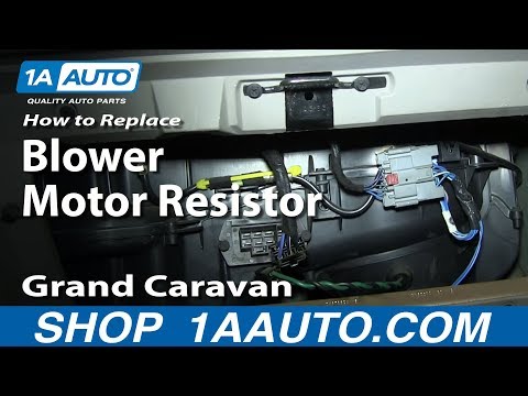 How To Replace Blower Motor Resistor 01-03 Dodge Grand Caravan
