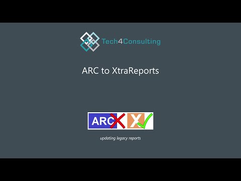 Unit4 ERP ReportEngine ARC migration to XtraReports
