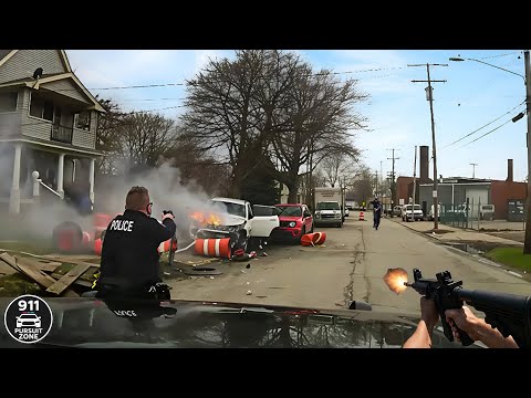 Insane Moments When Cops Face Off With the Most Dangerous Criminals – Caught on Dashcam #37