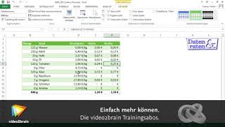 Excel 2013: Was-wäre-wenn-Analyse (1/2)