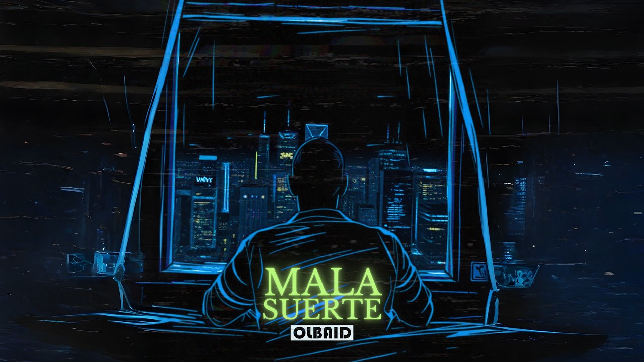 💔Olbaid - Mala Suerte (Slowed Down) | Visualizer