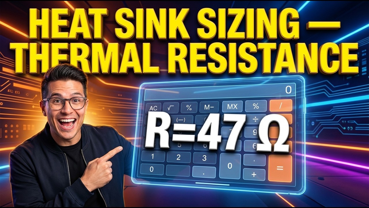 Heat Sink Sizing Calculator — Thermal Resistance