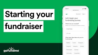 How to start a fundraiser on gofundme.com