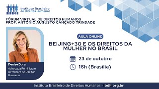 Beijing+30 e os Direitos da Mulher no Brasil