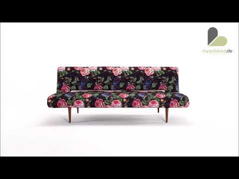UNFURL Schlafsofa von Innovation - Dusty Rose (686) - mysofabed.de