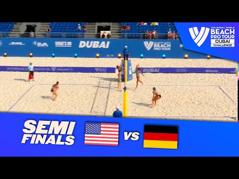 Horton/Scoles vs. Schneider/Sude - Semi Final Highlights Dubai 2022 #BeachProTour