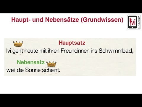 Main and subordinate clauses (basic knowledge)