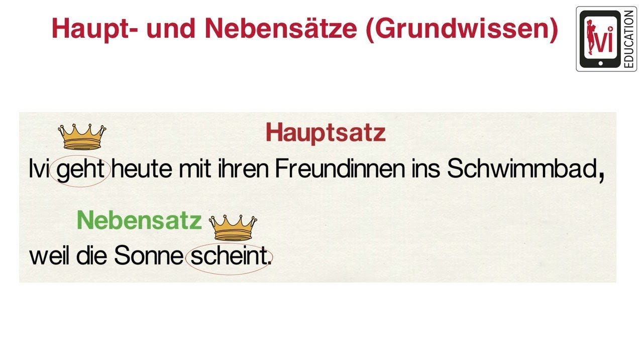 Haupt-  und Nebensätze (Grundwissen)