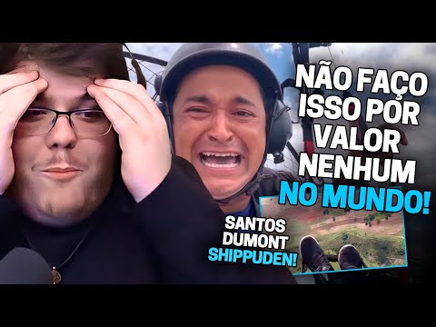 CASIMIRO REAGE: VOANDO DE MINAS GERAIS ATÉ SÃO PAULO DE PARAMOTOR | Cortes do Casimito