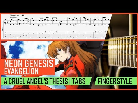 A Cruel Angel's Thesis (1 Guitar Simplified) - Hidetoshi Sato