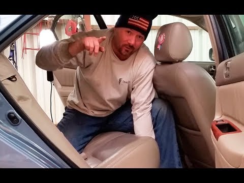 Rear Seat Removal Toyota Camry or Corolla