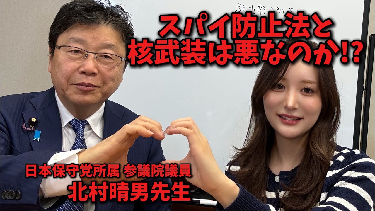 【北村晴男先生コラボ‼️】平和憲法を信じるお花畑に送る動画