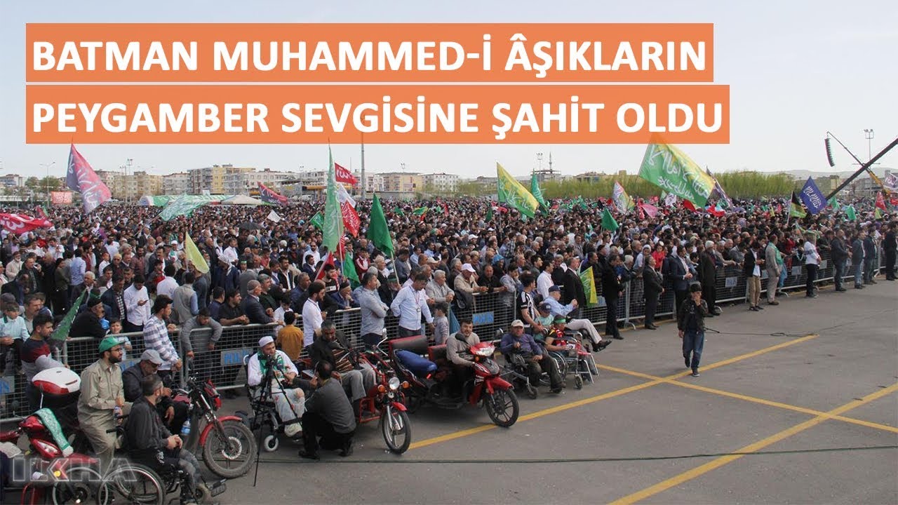 Batman Muhammed-i âşıkların Peygamber sevgisine şahit oldu