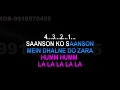 Saanson Ko Saanson Mein Hum Tum Karaoke With Female HQ