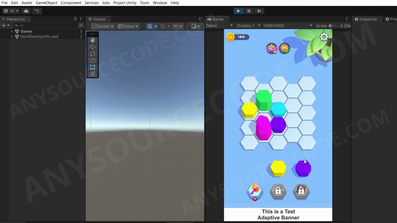 Hexa Sort 3D | Puzzle Games - Unity Source Code #unity #unity3d #unitydev #unitydeveloper