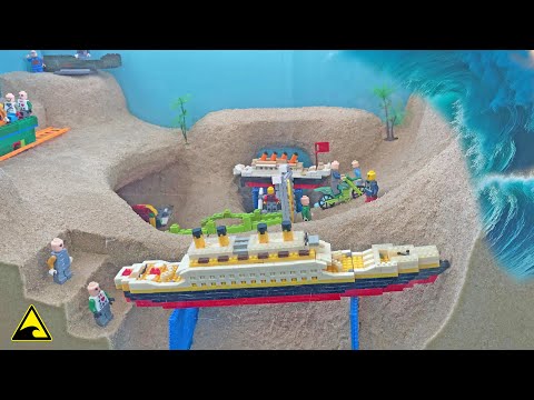 Massive Tsunami Hits Port – Lego Ship Showcase Obliterated!