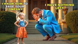 Everyone laughed when a bankrupt millionaire adopted a homeless girl, then he learns she's a genius