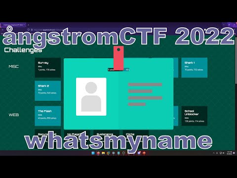 angstromCTF 2022: whatsmyname