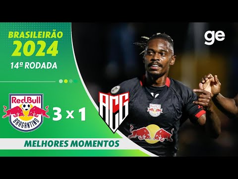 Gols e lances de Red Bull Bragantino x Atlético-GO